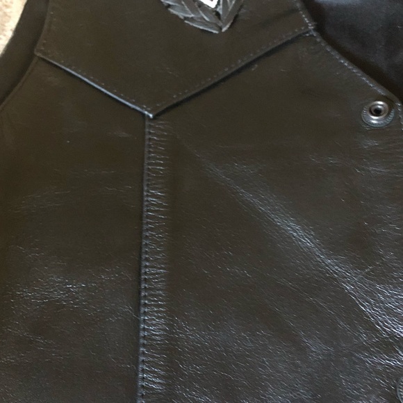 LEATHERKING black 100% leather vest - Picture 8 of 16